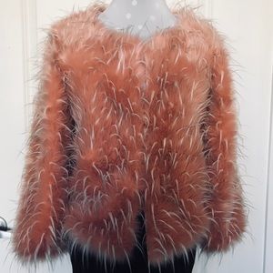 Pink Faux Fur Jacket